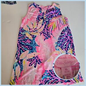 Lilly Pulitzer Tropical Pink and Navy Dress